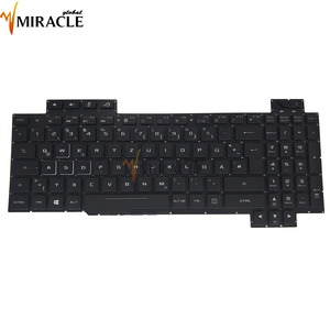 Teclado Alemán RGB Retroiluminado GR para <span class=keywords><strong>Asus</strong></span> GL503VS-EI011T Strix Scar Edition <span class=keywords><strong>GL503</strong></span> GL503VS 0KN1-3G1GE11 0KNB0-661AGE00 Nuevo - Product Image 6