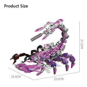 Jie Star 66110 creativo escorpión insecto montaje bloque ladrillos modelo niños rompecabezas educativo bloques <span class=keywords><strong>de</strong></span> construcción juguete conjunto Juguete - Product Image 6