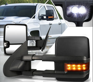 2014-2018 Chevy Silverado GMC Sierra 1500 2500hd 3500hd, LED ống đèn Báo Rẽ Xe Cửa gương kéo gương - Product Image 1