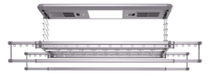 Séchoir à linge <span class=keywords><strong>électrique</strong></span> pliable intelligent avec chauffage et éclairage LED pour salle de bain, buanderie, intérieur et balcon - Product Image 4