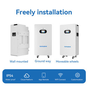 サンウェイ 16kWh 8000サイクル 10年保証 リチウム電池 パワーウォール 家庭用太陽光発電蓄電池 IP54安全 室内/屋外使用 - Product Image 2