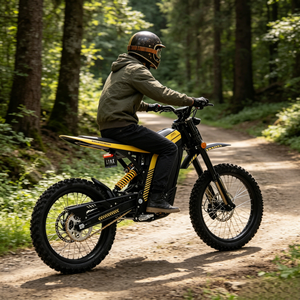 Bicicleta Eléctrica Todoterreno para Adultos con Motor LPMSM de 12000w de Potencia Máxima, Velocidad de 56 MPH, Batería de Litio LG de 72v 40Ah y Autonomía de 75 Millas - Product Image 1