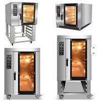 Horno de Panadería Comercial de Sobremesa a Gas, Máquina para Hornear Pan con Aire Caliente, Equipo Completo de Panadería para Panadería o Cafetería