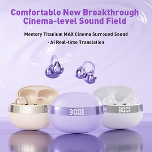AI翻訳機能付き ワイヤレスイヤホン <span class=keywords><strong>Bluetooth</strong></span> 6.0 左右分離型 スポーツ用 ノイズキャンセリング デジタルディスプレイ ゲーミング対応 - Product Image 2