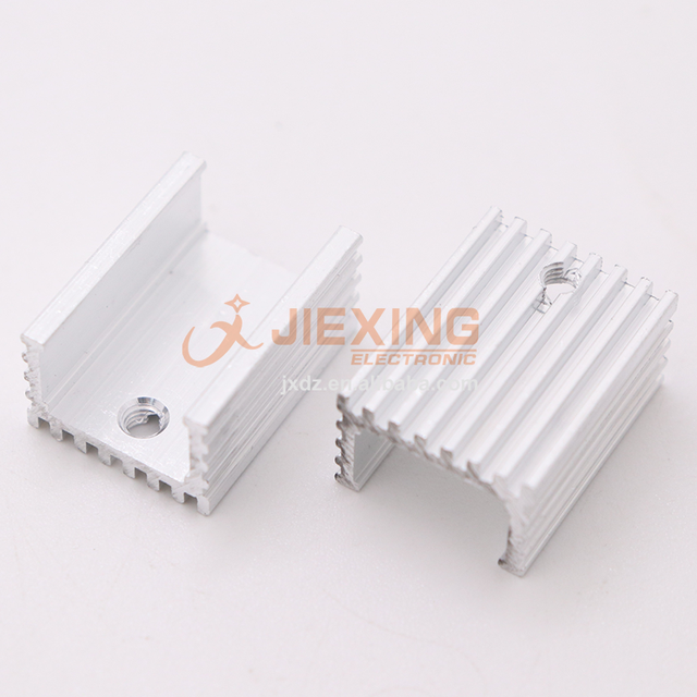 TO-220 Heatsink for Transistor 7805 TO220 Package MOSfet U Type Aluminum Heat Sink 10*15*20mm