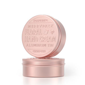 Venta al por mayor, 100g, 100ml, tarro redondo de Metal Rosa mate, lata cosmética, lata de crema para manos, tarro de aluminio para embalaje - Product Image 6