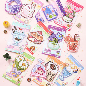 Libro de Pegatinas de Rompecabezas de Píxeles con Temática de Juegos SIMNO 2.0, Encuadernación en Espiral, Kit de Pegatinas de Arte Retro para <span class=keywords><strong>Juego</strong></span> Creativo - Product Image 2