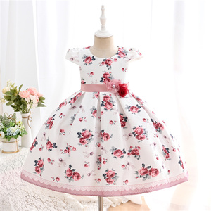 Outong – robe de Ballet en Tulle pour enfants de 3 à 10 ans, motif Floral, rose, robe princesse de plage pour filles, vente en gros - Product Image 3