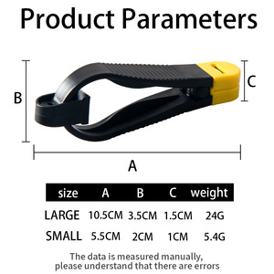 Clip de Liberación para Línea de Pesca, Divisor de Línea Grande de 10.5cm y Pequeño de 5.5cm, Material ABS, Accesorio de Pesca en Agua Salada - Product Image 5