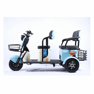 รถสามล้อไฟฟ้าแบบเปิด 2 ที่นั่ง 3 ล้อ สำหรับผู้ใหญ่ ความเร็วสูง 48V 600W มอเตอร์ไร้แปรงถ่าน ความเร็วเดียว ใช้ในครอบครัว ลดราคาพิเศษ - Product Image 1