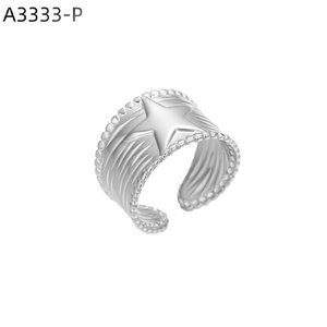 Anillo de moda Amy Amy A3333, anillo de cóctel con forma de estrella para mujer, joyería de aleación, regalo, uso diario, estilo bohemio - Product Image 1