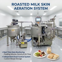 Système d'aération de crème de lait torréfiée YUCHO à technologie avancée exportée aux États-Unis, contrôlé par PLC, pour la production professionnelle de yaourt et de crème de lait.