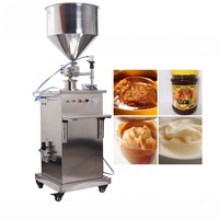 Machine de remplissage de pâte à chaud pour confiture avec agitation chauffante et trémie