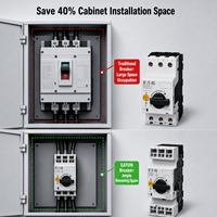 Eaton PKZMX-1 1A 3-Pole Motor Protection Circuit-Breaker 690V AC Sakelar Pelindung Keamanan Motor Industri