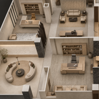 Service de planification de l'espace de bureau, conception de plans d'étage pour les zones de travail ouvertes, service de conseil en bureautique commerciale