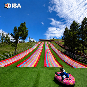 Manèges non motorisés pour tous les âges : Toboggan tubulaire arc-en-ciel pour parcs écologiques et stations touristiques - Product Image 2