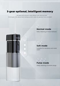 เครื่องทำความสะอาดช่องปากแบบ<span class=keywords><strong>พก</strong></span><span class=keywords><strong>พา</strong></span> ชาร์จผ่าน USB ได้ 5 โหมดทำความสะอาด กันน้ำได้ ปรับแต่งได้ ขายดีที่สุด - Product Image 4