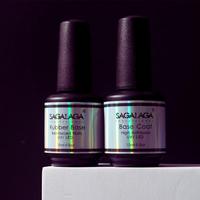 Base de vernis à ongles en gel UV/LED 15 ml, effet caoutchouc, forte adhérence, longue tenue, marque privée, logo personnalisé, vente en gros pour salons