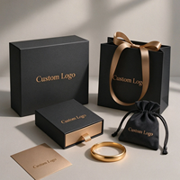 Boîte d'emballage OEM personnalisée en carton FSC pour bijoux, colliers, boucles d'oreilles, bracelets et bagues
