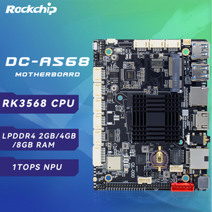 Công nghiệp SBC Android Bo mạch chủ 4k hiển thị kép <span class=keywords><strong>Quad</strong></span> <span class=keywords><strong>Core</strong></span> Cortex-A55 1t npu mipi Camera POE cho cạnh ai rk3568 - Product Image 1