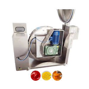 Marmite industrielle <span class=keywords><strong>électrique</strong></span> de 200L avec chauffage à l'huile thermique et chemisé avec agitateur - Product Image 4