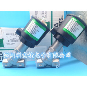 Válvula de Asiento Angular Asco E290A393VI G1/2 de Acero Inoxidable para Gases y Líquidos - Product Image 1