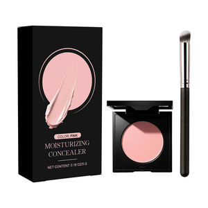 Crema Hidratante Iluminadora y Correctora para el Contorno <span class=keywords><strong>de</strong></span> Ojos, Fórmula Humectante, Cobertura para <span class=keywords><strong>Ojeras</strong></span>, Pincel <span class=keywords><strong>Corrector</strong></span>, Marcas Privadas - Product Image 1