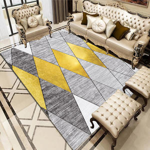 Üretici Modern tasarım özel baskılı 3D halı geometrik baskı kumaş büyük alan halı oturma odası yatak odası halısı - Product Image 6