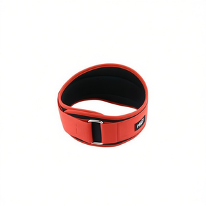 M อุปกรณ์ยกน้ำหนักสีแดงและอุปกรณ์เสริมที่มีการสนับสนุนเอว - Product Image 1
