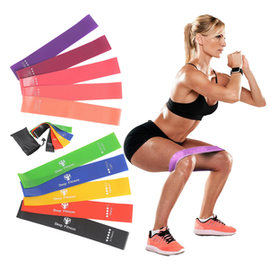 Rubber <b>Band</b> Women Booty Mini Eco-Friendly Durable Non-Slip Medium Resistance Comfortable Loop <b>Bands</b> Set Home Gym Yoga <b>Exercise</b> - Product Image 1