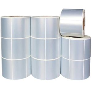 <span class=keywords><strong>Etiquetas</strong></span> duraderas personalizadas, <span class=keywords><strong>etiquetas</strong></span> de plata PET impresas flexográficas para embalaje y envío, pegatinas electrónicas y electrodomésticos - Product Image 5