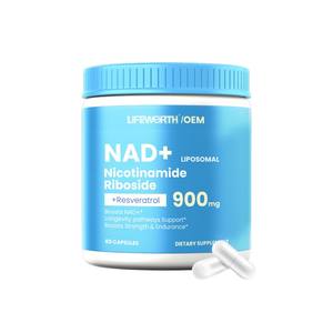 Integratore LIFEWORTH <span class=keywords><strong>CoQ10</strong></span> Liposomiale NAD+ in Capsule per il Benessere dell'Invecchiamento e il Supporto Cerebrale - Product Image 1