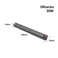 Fuente de Alimentación LED Ultrafina de Tamaño Mini, 12V 24V 100W, Conmutación Aislada, Múltiples Protecciones para Iluminación de Calles