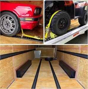 ชุดอุปกรณ์ยึด E-Track 4 ชิ้น ราง E-Track ขนาด 5 ฟุต พร้อมอุปกรณ์เสริม E-Track ห่วงเหล็ก O-Ring และเชือกผูกสำหรับรถบรรทุกและรถพ่วง - Product Image 6