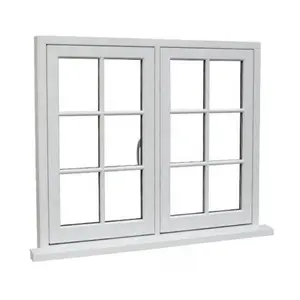 YIDA customized high security glass casement window double glazed broken aluminum frame doors and windows