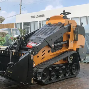 Online Free Parts Service MENG Mini Tracked Skid Steer Loader With Attachments Affordable Price For Sales