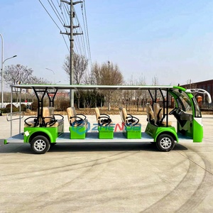 Autobús Eléctrico Ligero de 17 Plazas para Turismo, Autobús Turístico Urbano Pequeño y Cómodo de 4 Ruedas - Product Image 1