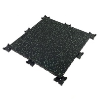 EPDM für Crossfit Rubber Gym Bodenfliesen mit rutsch fester Funktion 20mm 25mm 30mm dicke gerade Seiten für Schießstand Garten