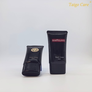 Tube souple vide personnalisé de 50 ml (D35mm, D40mm) noir avec bouchon à vis Super Over pour crème pour les mains - Product Image 3