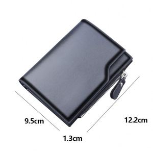 Cartera Corta de Cuero PU de Alta Calidad para Hombre, Tarjetero, Monedero - Product Image 5