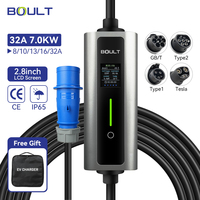 BYD Portable EV Chargeur Rapide 32A 1Phase EV Station de Charge avec 7KW Puissance de Sortie Nouvelle Condition EU BYD pour TESLA Chargeur