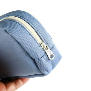 Estuche de Lápices BECOL Promocional de Gran Capacidad para Escritorio, Estuche de Lápices de Tela Suave de Color Sólido con Bolsillo Frontal y Clip - Product Image 3
