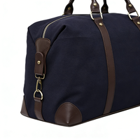 Bolsa de Lona Resistente y Fácil de Limpiar con Doble Cierre, Bolsa de Viaje Versátil para Fin de Semana, Equipaje para Negocios y Vacaciones