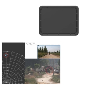 24GHZ Perimeter Security Radar 500m Crossing Detection Radar PTZ Linkage Detectors Security Products - Product Image 1