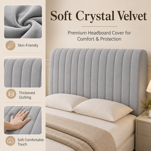 Copritestata <span class=keywords><strong>Letto</strong></span> <span class=keywords><strong>Universale</strong></span> Quattro Stagioni di Alta Gamma, Ecologico, Moderno, Semplice, Trapuntato, Spesso, Morbido, Copertura Completa Quadrata Antipolvere - Product Image 3