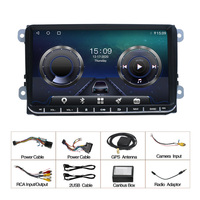 Autoradio tactile Android de 9 pouces, navigation GPS Wifi, DSP/RGB, compatible VW/Jetta/Golf/POLO/Passat/Bora/Magotan/Sagitar