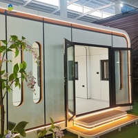 Container House Mobile Living Home 2 3 Dormitorios Casa prefabricada 20ft 40ft Apple Cabin House