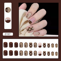 Ongles artificiels de haute qualité en amande, design ovale, vente en gros, fournisseurs d'ongles à presser, prix d'usine