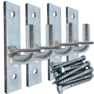 Charnière murale <span class=keywords><strong>pour</strong></span> <span class=keywords><strong>portail</strong></span>, charnières robustes <span class=keywords><strong>pour</strong></span> <span class=keywords><strong>portail</strong></span> de clôture, charnière <span class=keywords><strong>pour</strong></span> <span class=keywords><strong>portail</strong></span> à maillons avec axe de charnière de 5/8 pouces - Product Image 1