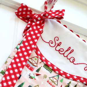 Cá nhân hoá <span class=keywords><strong>Christmas</strong></span> Cây trang trí vớ Bow giáng sinh thả tùy chỉnh giáng sinh vớ - Product Image 3